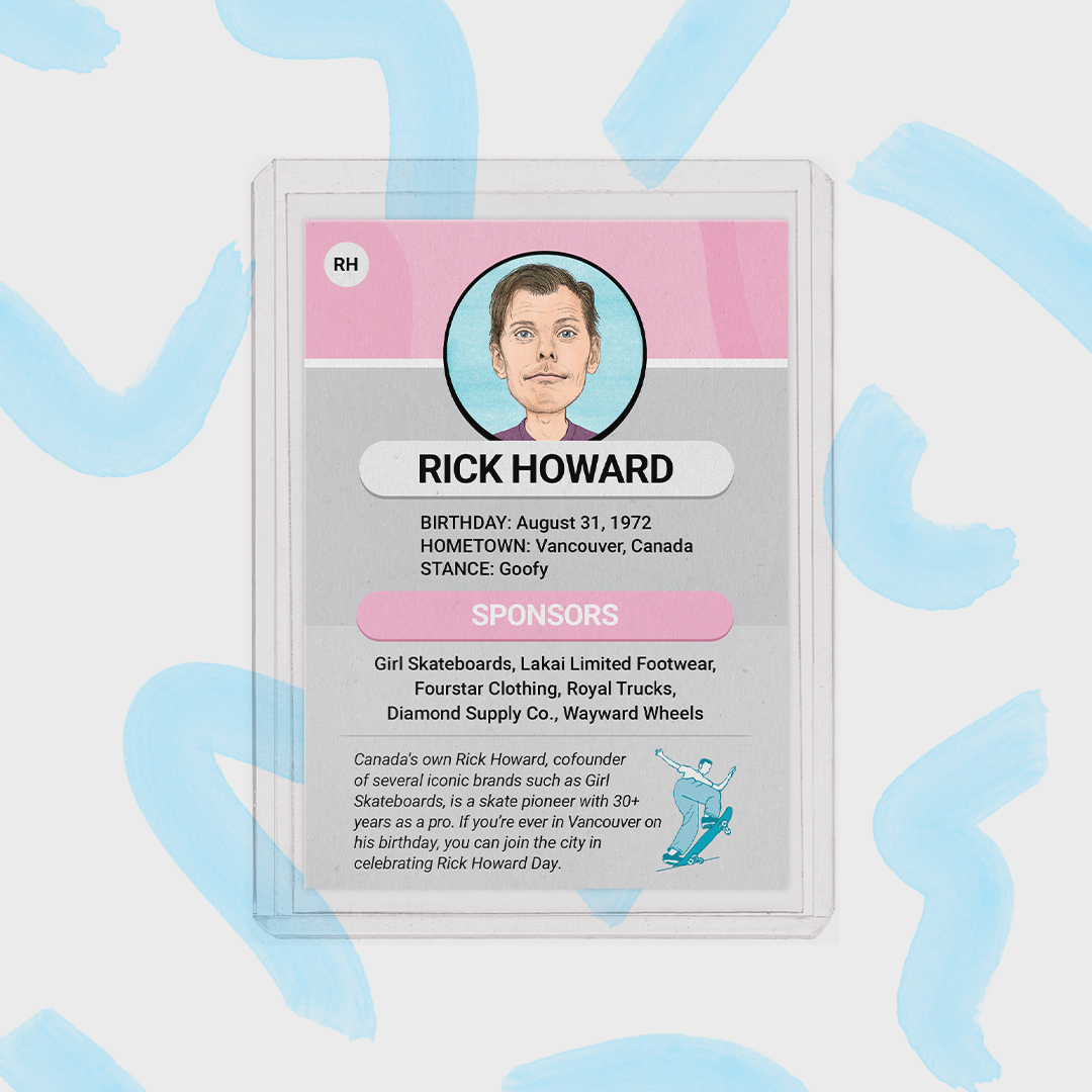Rick Howard Trading Card Back