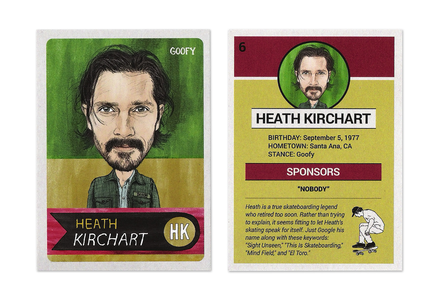 Heath Kirchart Trading Card